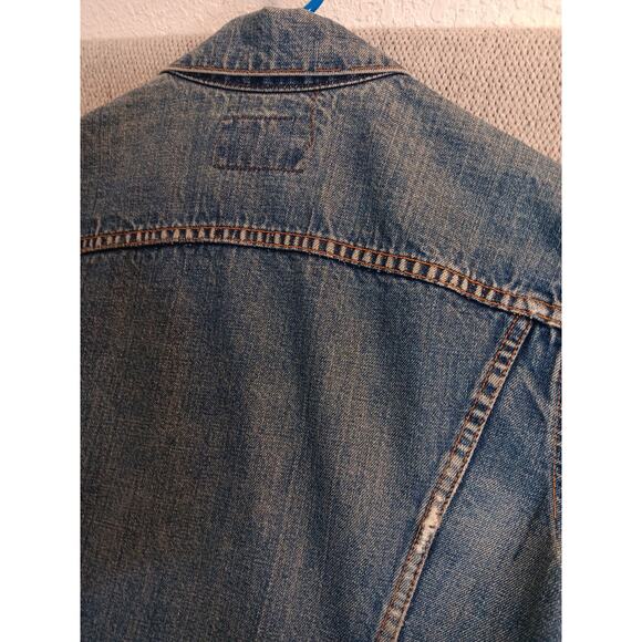 Levis Big E Type 3 Vintage Denim Jacket Mens Small Blue 1969-70 Distressed USA - Picture 9 of 16